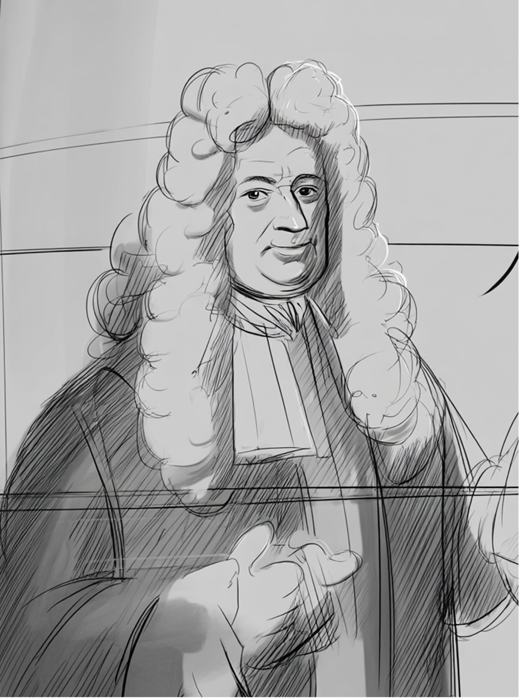 Porträt Gottfried Wilhelm Leibniz
